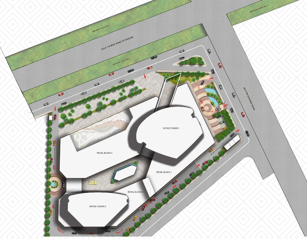 Master Plan of M3M International Financial Centre in Sector 66, Gurgaon - Image 364624