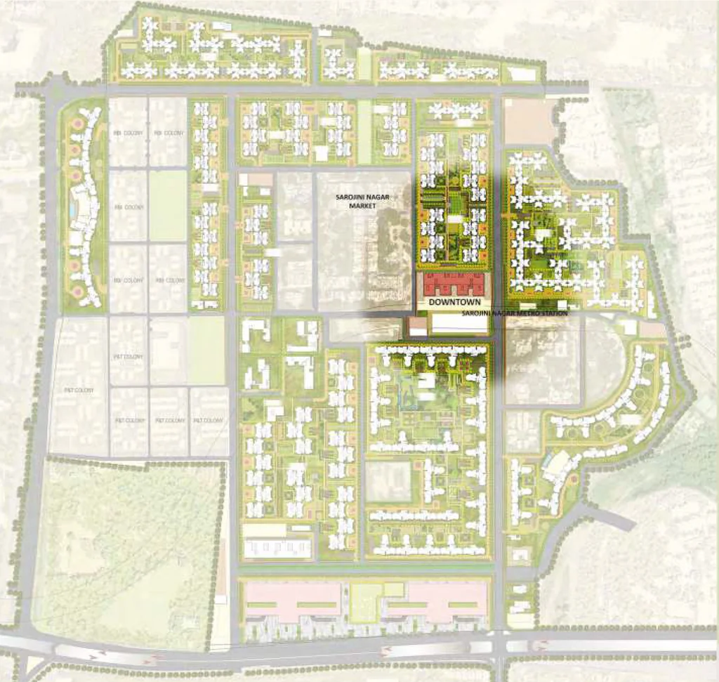 Master Plan of NBCC Downtown Sarojini Nagar in Sarojini Nagar, New Delhi - Image 352714