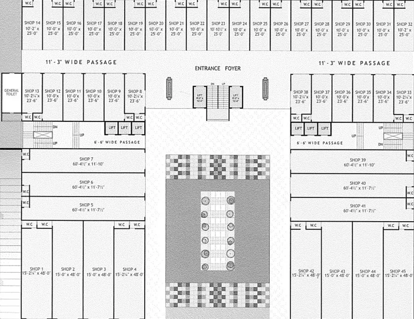 Floor Plan of Geveraiya Vishala Empire in Nava Naroda, Ahmedabad - Image 322042