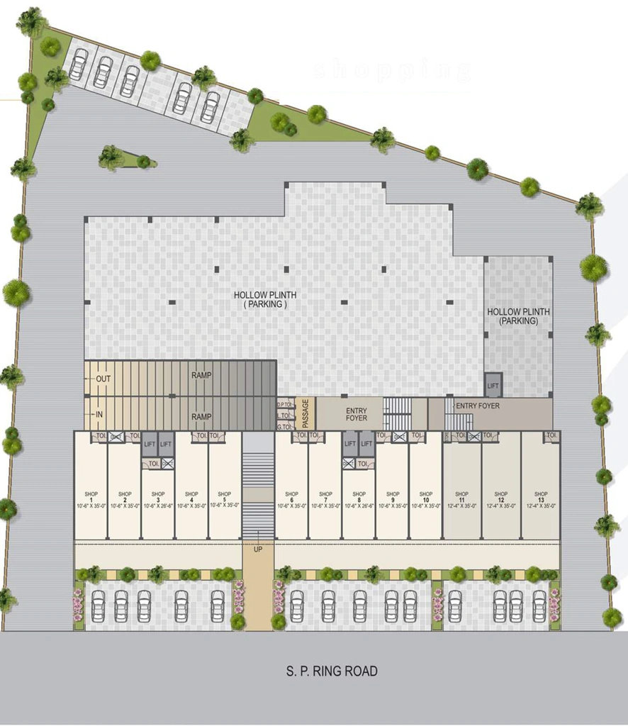 Master Plan of HMP Ganesh Imperial in Vastral, Ahmedabad - Image 323574