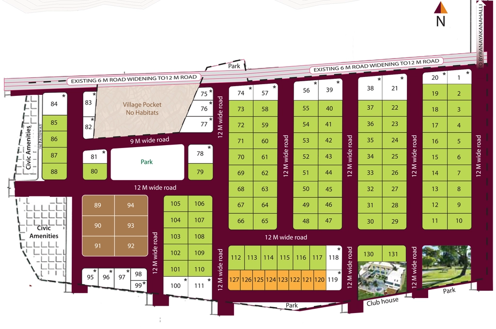 Master Plan of Wellnest Prashanti Nest in Nandi Hills, Bangalore - Image 330050
