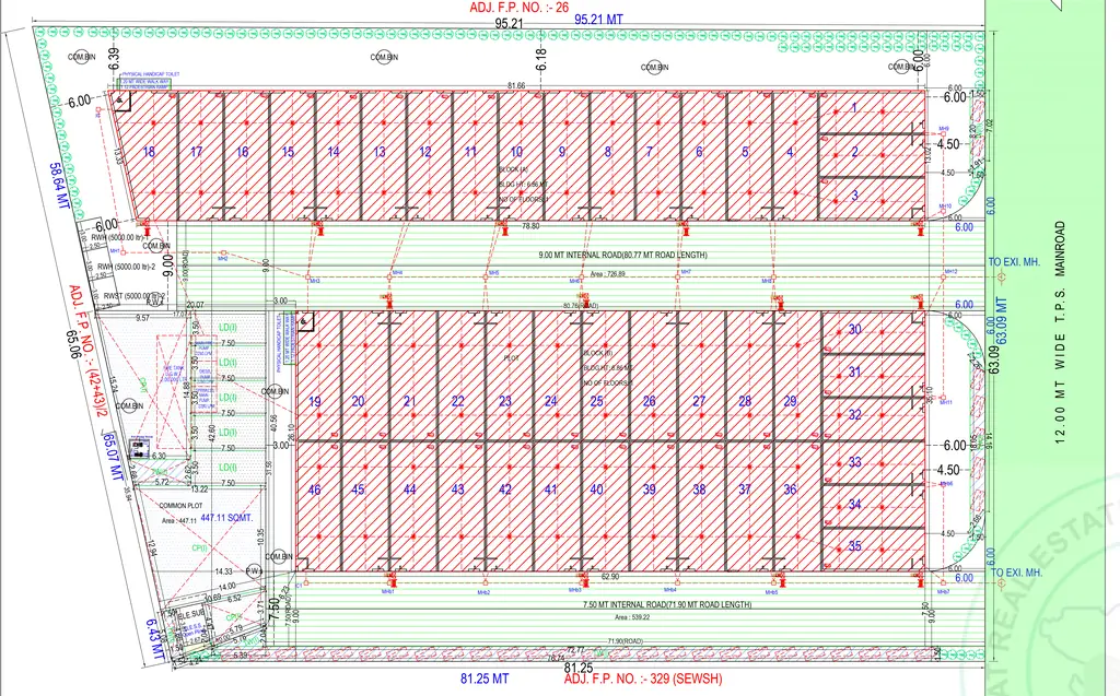 Master Plan of Sharda Neelkanth Industrial Park in Narol, Ahmedabad - Image 361519