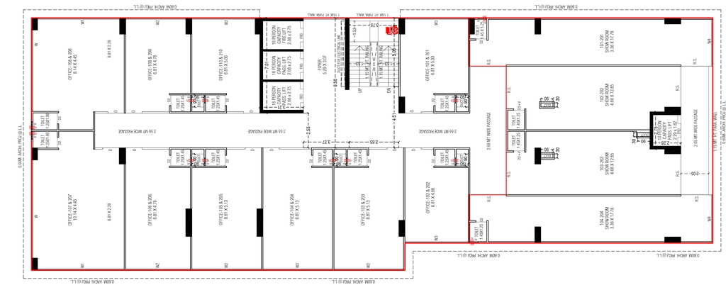 Floor Plan of Shiv Mount Biz Park in Gota, Ahmedabad - Image 362744