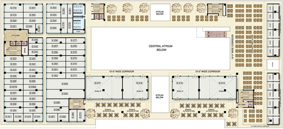 Floor Plan of Artha Mart in Techzone 4, Greater Noida - Image 306529