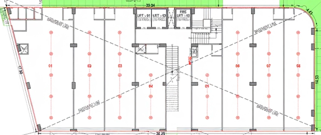 Floor Plan of MERAS Millennium Atrix in Jagatpur, Ahmedabad - Image 362678