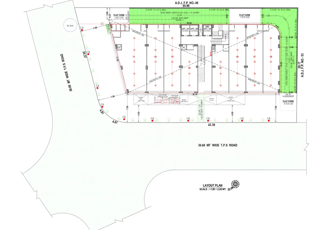 Master Plan of MERAS Millennium Atrix in Jagatpur, Ahmedabad - Image 362677
