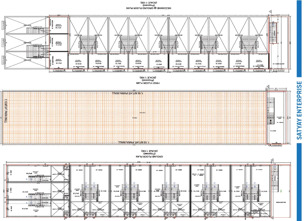 Master Plan of Satyay Balmukund Industrial Park in Nikol, Ahmedabad - Image 361999