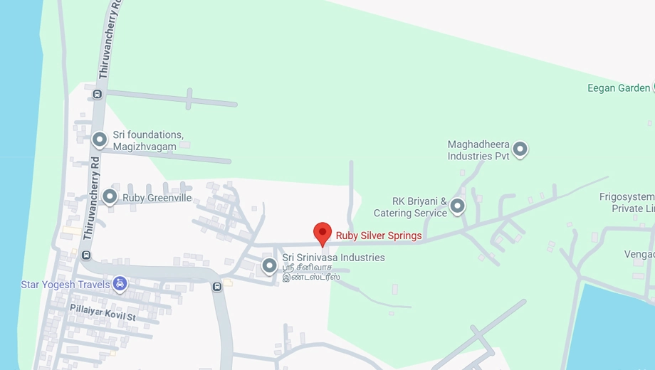 Location of Ruby Silver Springs in Rathinamangalam, Chennai - Image 323402