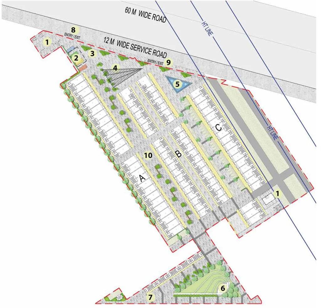 Master Plan of Emaar Business District 114 in Sector 114, Gurgaon - Image 363414