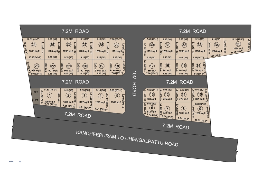 Master Plan of Ruby Urban Avenue in Chengalpattu, Chennai - Image 323921