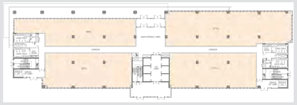 Floor Plan of M3M Urbana Business Park in Sector 67, Gurgaon - Image 364950