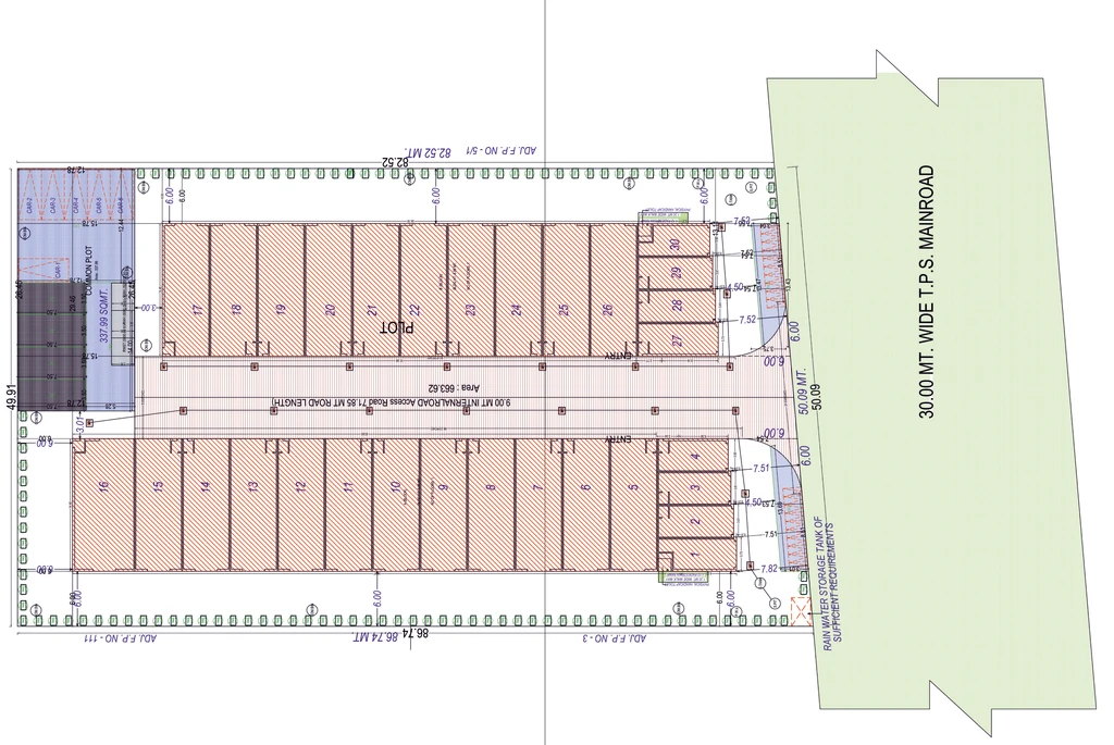 Master Plan of Ramdev Vishva Industrial Hub in Daskroi, Ahmedabad - Image 361981