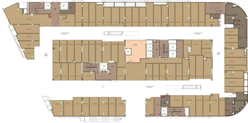 Floor Plan of Emaar Colonnade in Sector 66, Gurgaon - Image 364530