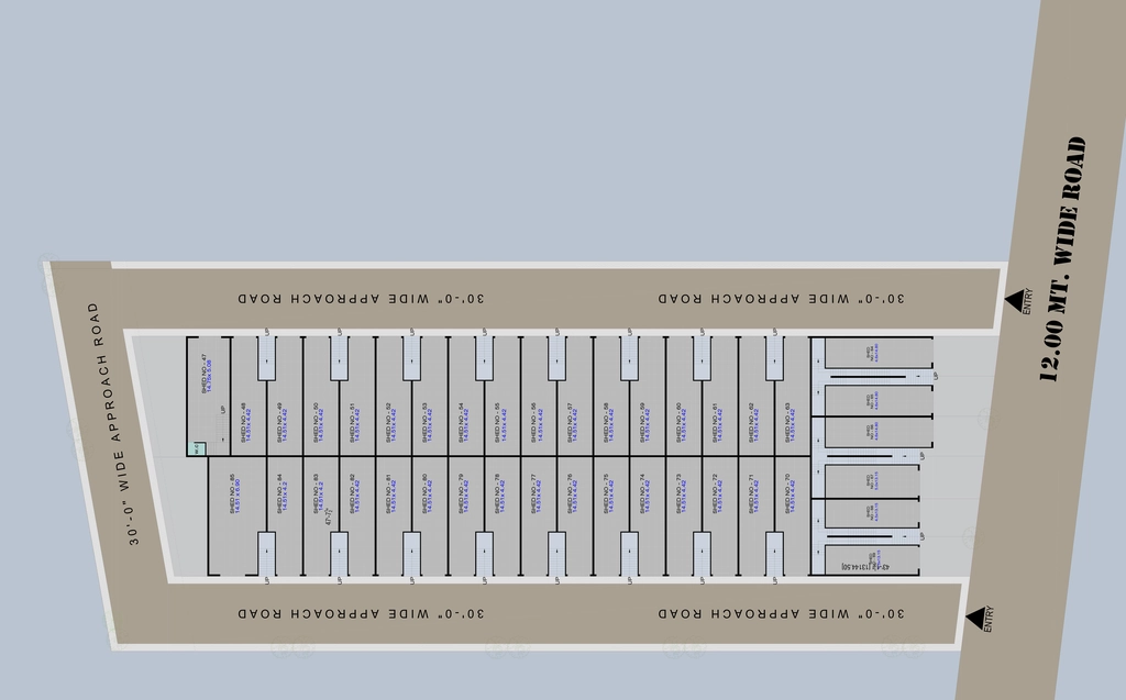 Master Plan of Aslali Shivala Industrial Park in Aslali, Ahmedabad - Image 364231