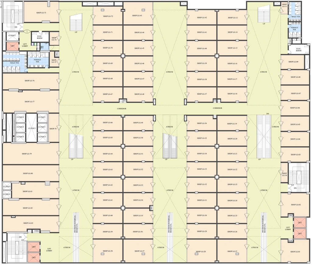 Floor Plan of ATS Kabana High in Sector 4, Greater Noida - Image 306556