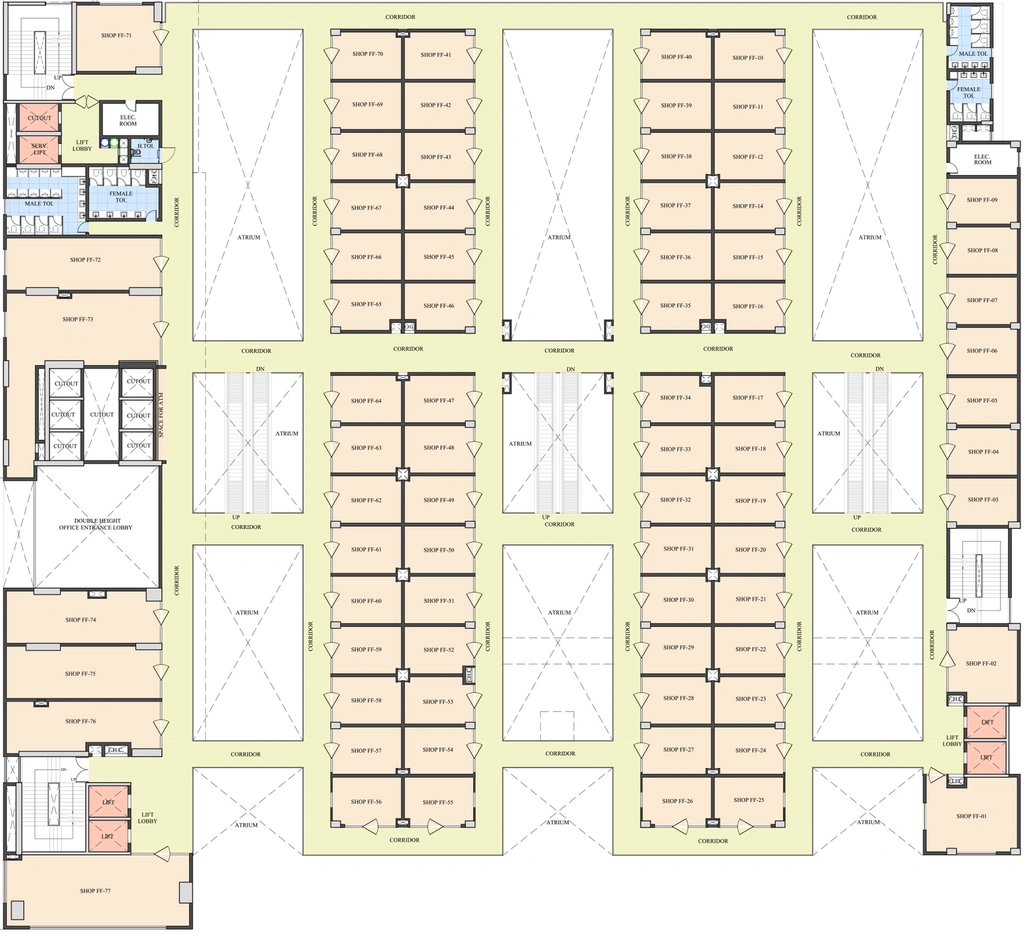 Floor Plan of ATS Kabana High in Sector 4, Greater Noida - Image 306554