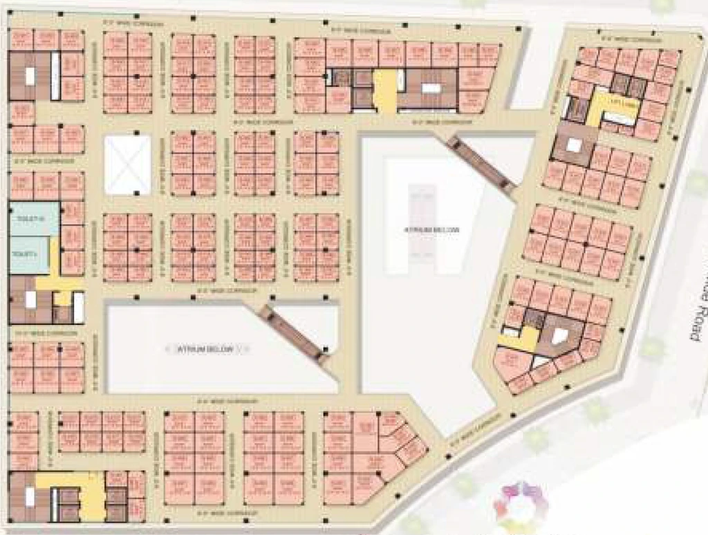 Floor Plan of Fusion Ufairia in Sector 16 B, Greater Noida - Image 306622