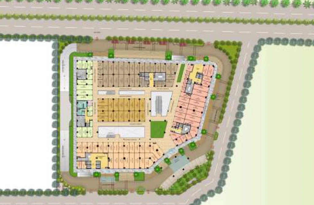 Master Plan of Fusion Ufairia in Sector 16 B, Greater Noida - Image 306620