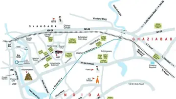 Location of Aditya Park Town - Image 367177