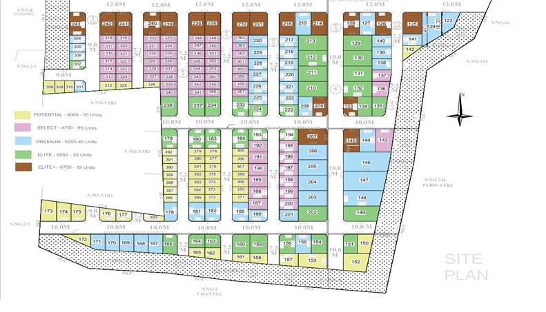 Master Plan of G Square Regal Park in Vandalur, Chennai - Image 317507