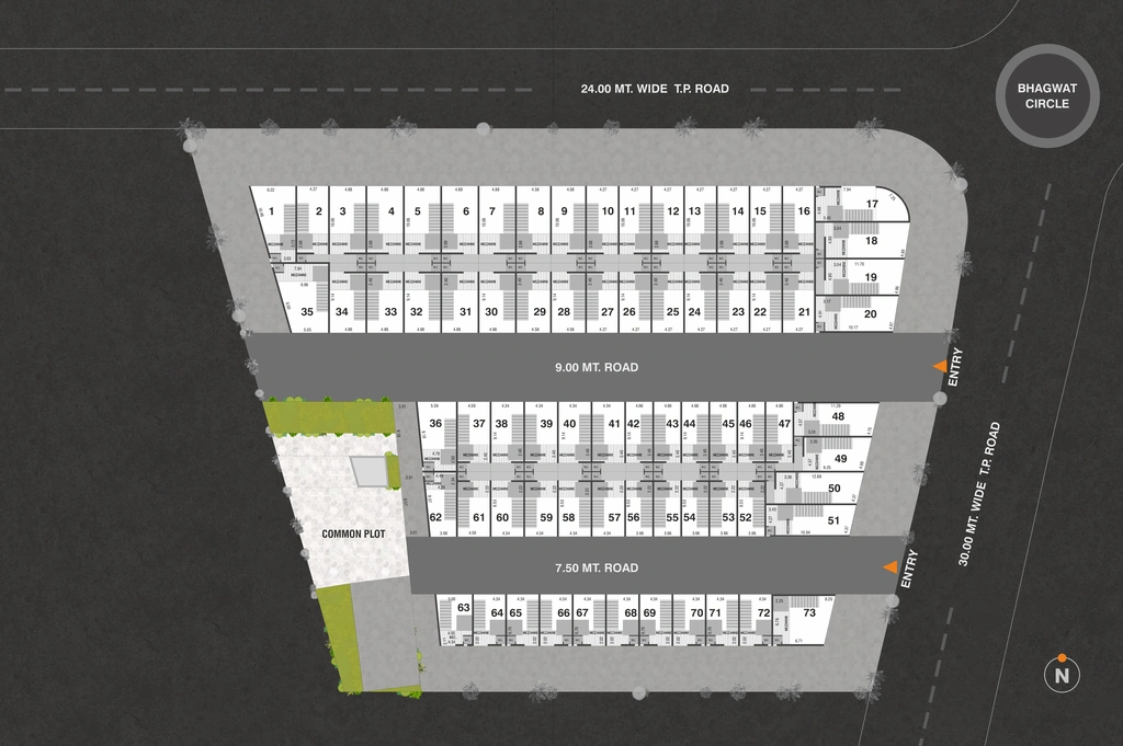 Master Plan of Shreenath Bhagwat Ambit in Kathwada, Ahmedabad - Image 362295