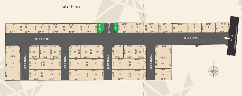 Master Plan of G Square Crystal in Karapakkam, Chennai - Image 317756