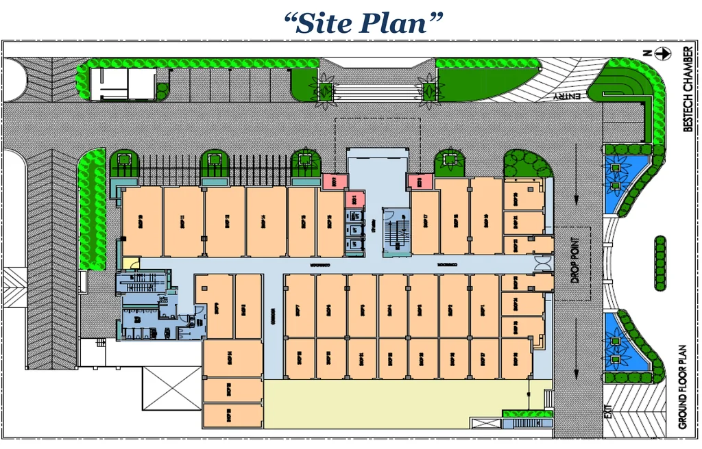Master Plan of Bestech Chambers in Sushant Lok 1, Gurgaon - Image 364464