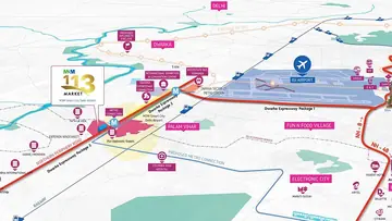 Location of M3M SCO 113 Market - Image 364649