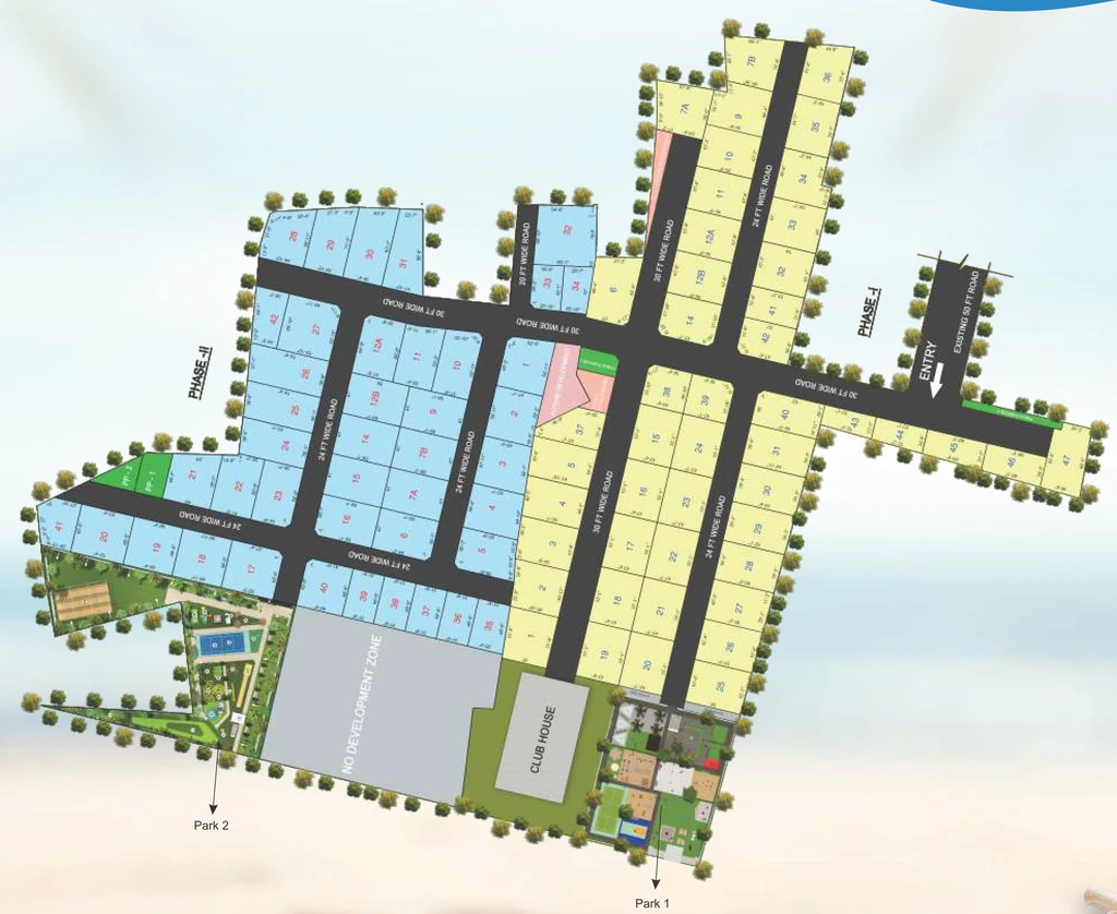 Master Plan of G Square Tranquil in Uthandi, Chennai - Image 317936