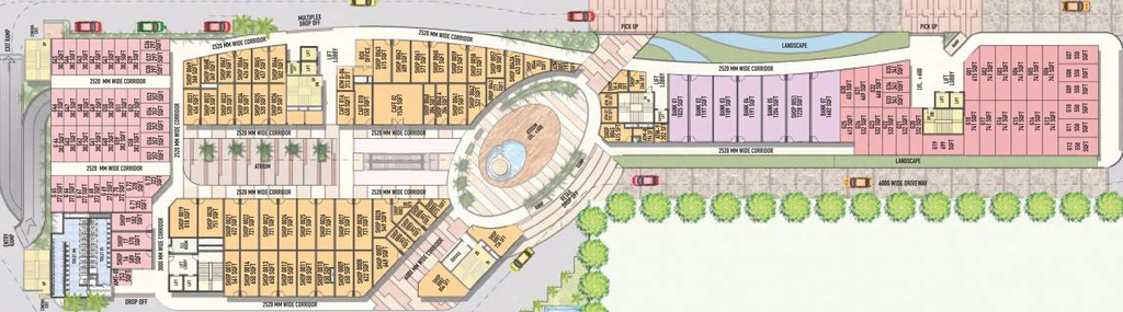 Floor Plan of AMB Selfie Street in Sector 92, Gurgaon - Image 364424