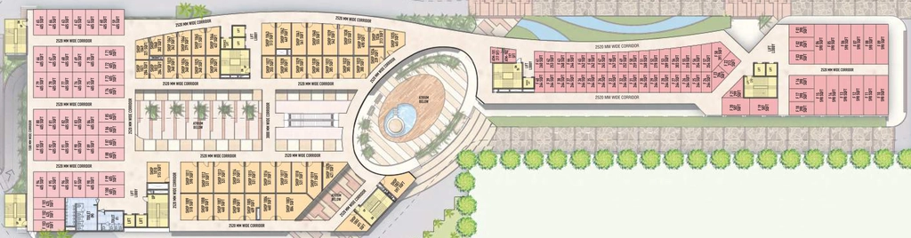 Floor Plan of AMB Selfie Street in Sector 92, Gurgaon - Image 364426
