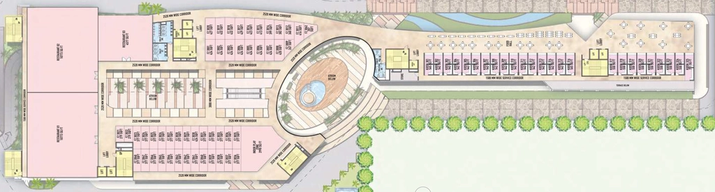 Floor Plan of AMB Selfie Street in Sector 92, Gurgaon - Image 364425
