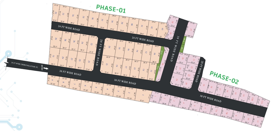 Master Plan of G Square Prime in Thoraipakkam, Chennai - Image 317960