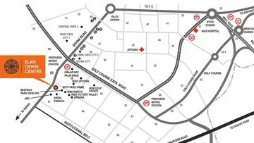 Location of Elan Town Centre - Image 364489
