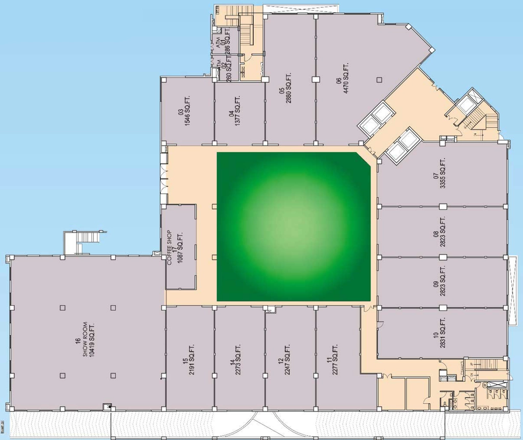 Floor Plan of Vipul Business Park in Sector 48, Gurgaon - Image 365111