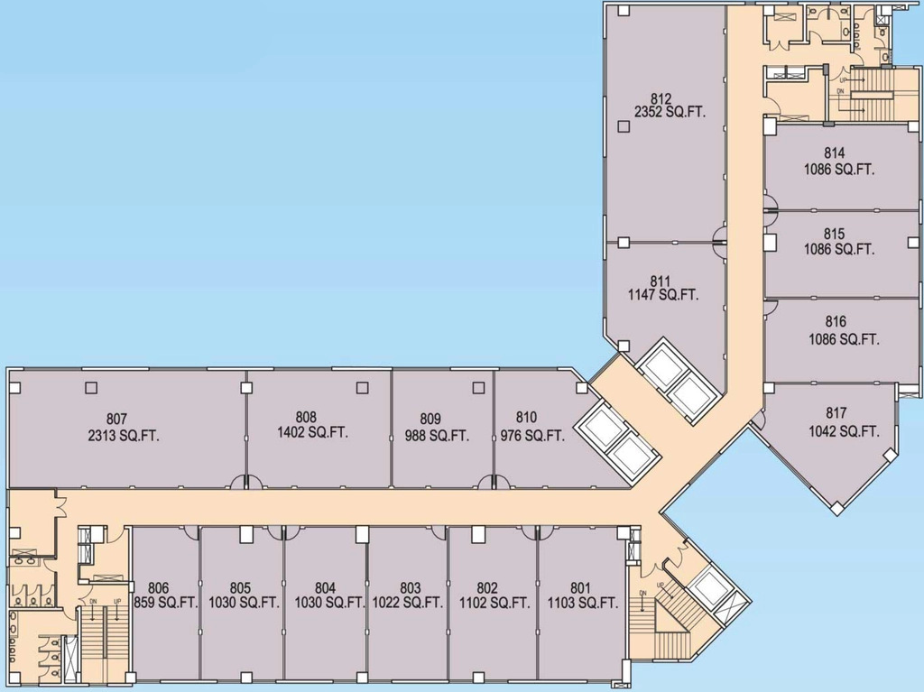 Floor Plan of Vipul Business Park in Sector 48, Gurgaon - Image 365112