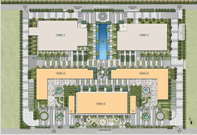 Master Plan of Ace 153 in Sector 153, Noida - Image 300817