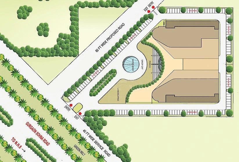 Master Plan of Galaxy Welldone Tech Park in Sector 48, Gurgaon - Image 365269