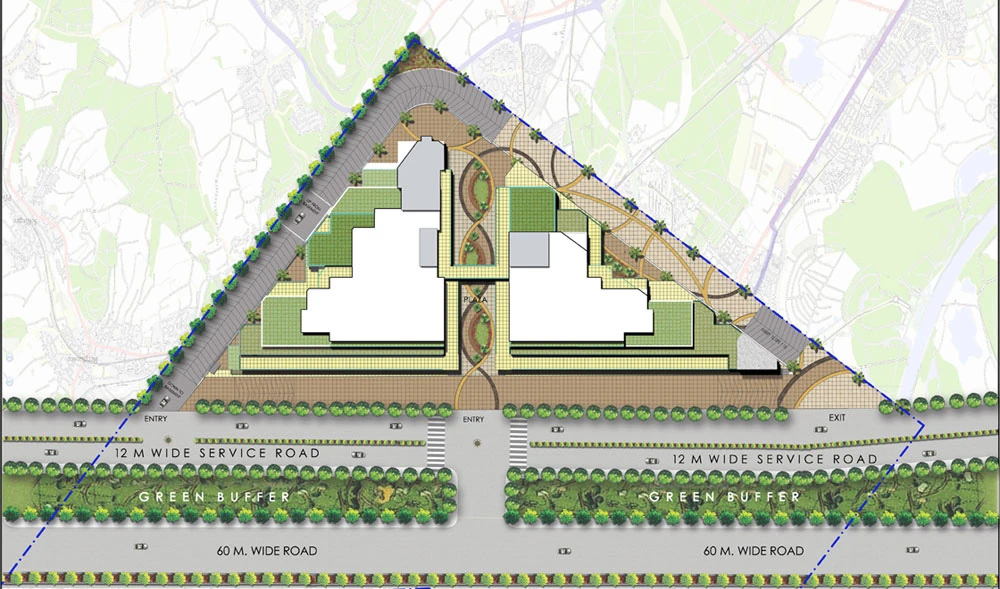 Master Plan of Ansal Hub 83 in Sector 83, Gurgaon - Image 365228