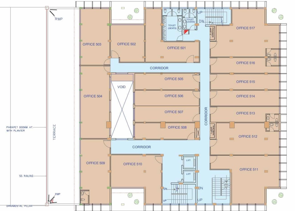 Floor Plan of Ansals Sumangalam in Raj Nagar Extension, Ghaziabad - Image 367217