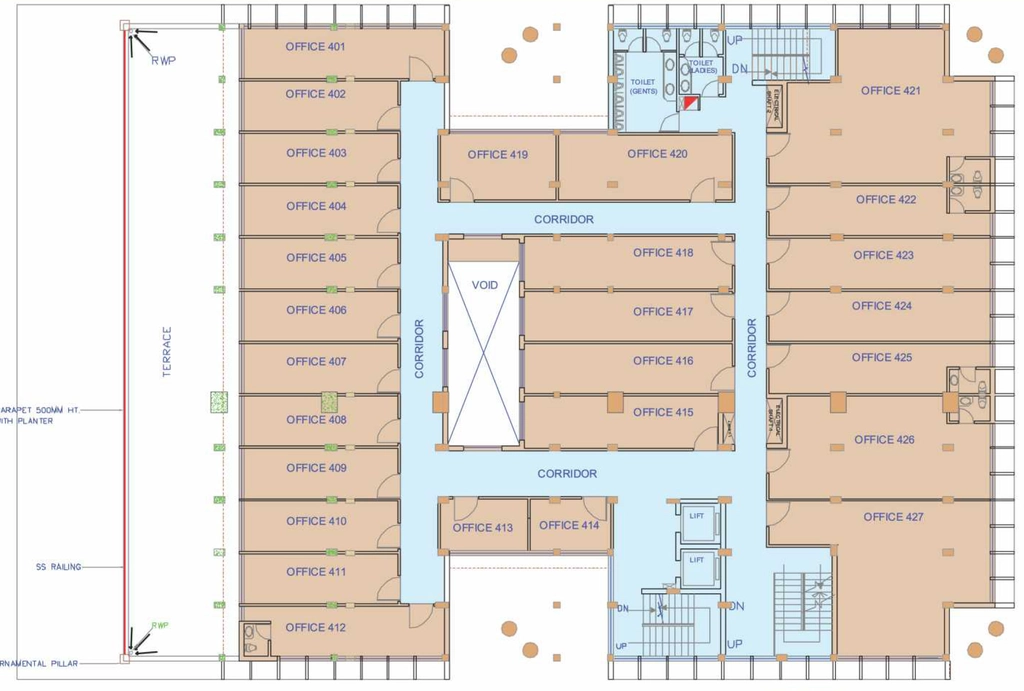 Floor Plan of Ansals Sumangalam in Raj Nagar Extension, Ghaziabad - Image 367214