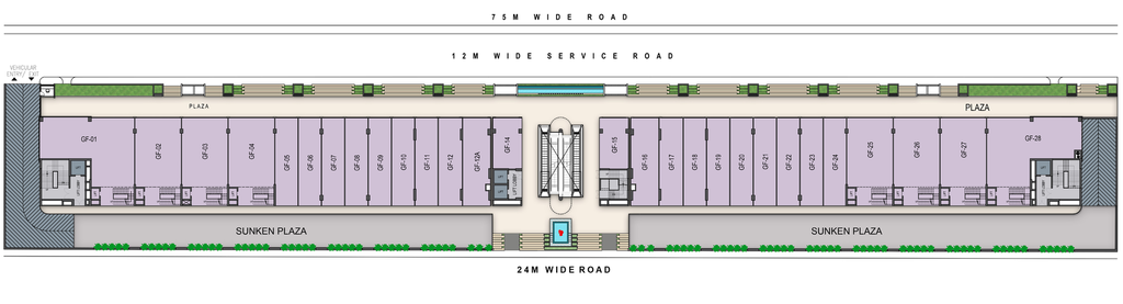 Master Plan of Westway Central 50 in Sector 50, Noida - Image 306450