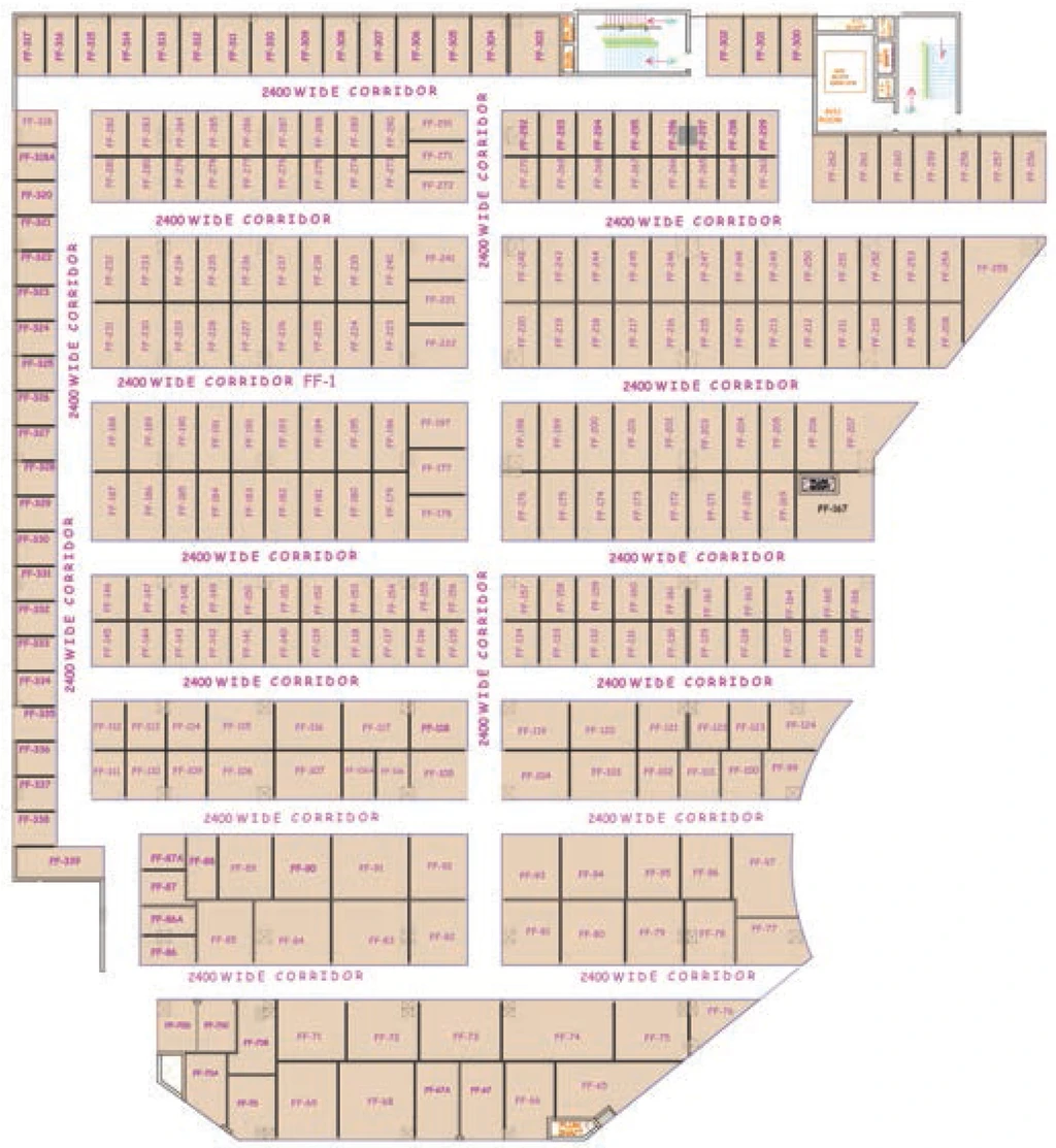 Floor Plan of Omaxe Connaught Place in Beta II, Greater Noida - Image 306827