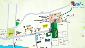 Location of Omaxe Connaught Place - Image 306822