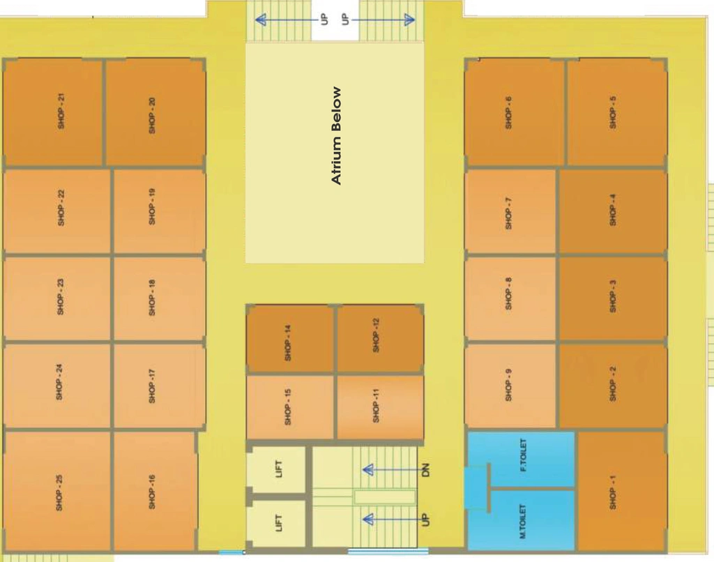 Floor Plan of SVG Alpha Plaza in Alpha 1, Greater Noida - Image 307788