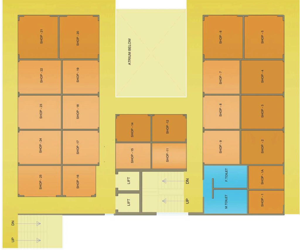 Floor Plan of SVG Alpha Plaza in Alpha 1, Greater Noida - Image 307789