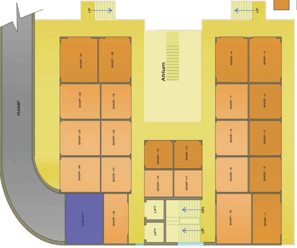 Master Plan of SVG Alpha Plaza in Alpha 1, Greater Noida - Image 307787