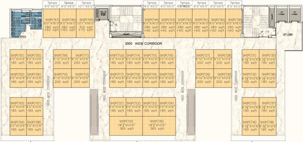 Floor Plan of K2N Embark Plaza in Sector 4, Greater Noida - Image 306770