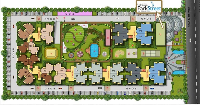 Master Plan of Hawelia Valenova Park Street in Sector 4, Greater Noida - Image 306727