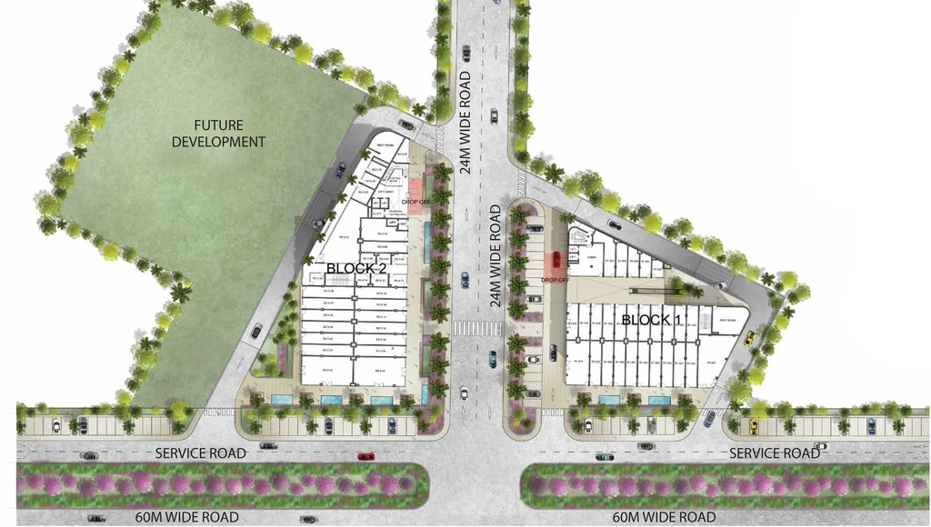 Master Plan of M3M Tee Point in Sector 65, Gurgaon - Image 366124